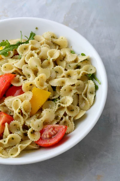 Pasta italiana al pesto — Foto Stock