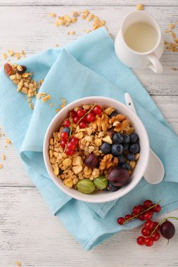 Sağlıklı kahvaltı kase 