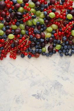 Çilek arka plan boş alan ile