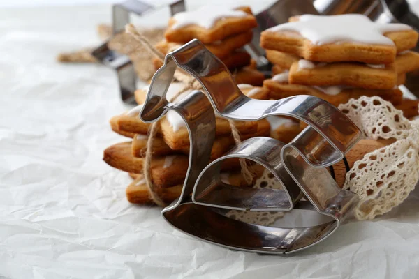 Christmas cookie cutter, koń — Zdjęcie stockowe