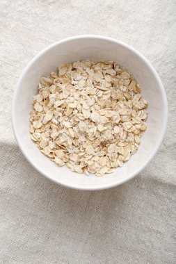 Beyaz kase mısır gevreği Kahvaltı