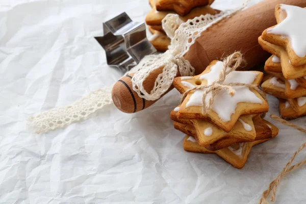 Hintergrund Weihnachtsbacken — Stockfoto