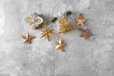 Tatil dekorasyonları düzdü. Noel konsepti