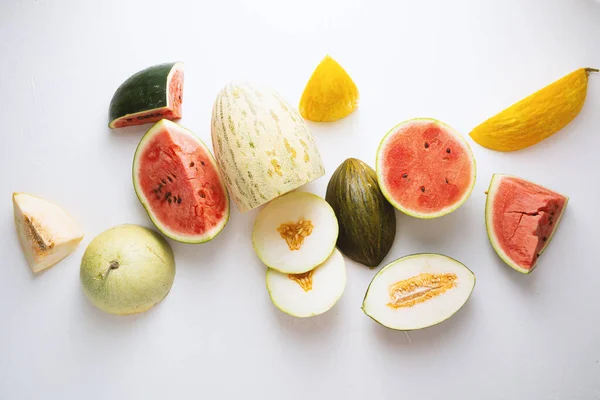 Organic Melons Watermelon Slice — Stock Photo, Image