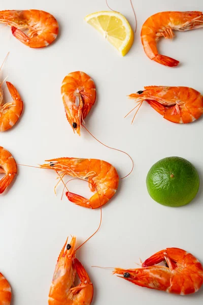 Karides ve limon manzarası