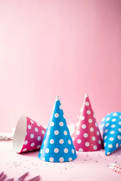 Rózsaszín Születésnapi Üdvözlőkártya Háttér — Stock Fotó