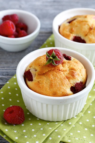 Muffin aux framboises — Photo