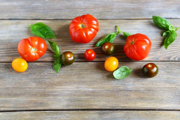 Sfondo con pomodori — Foto Stock