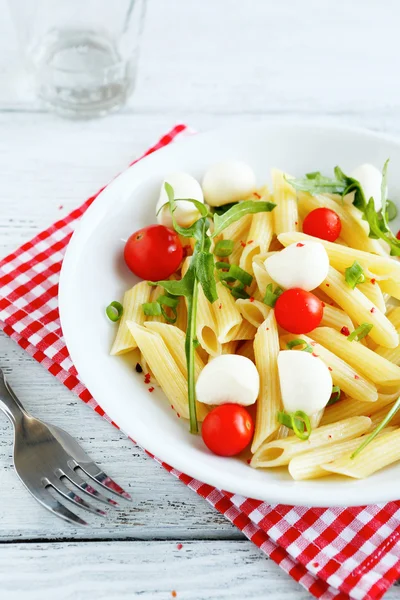 Pasta with cherry tomatoes — Stock Photo, Image