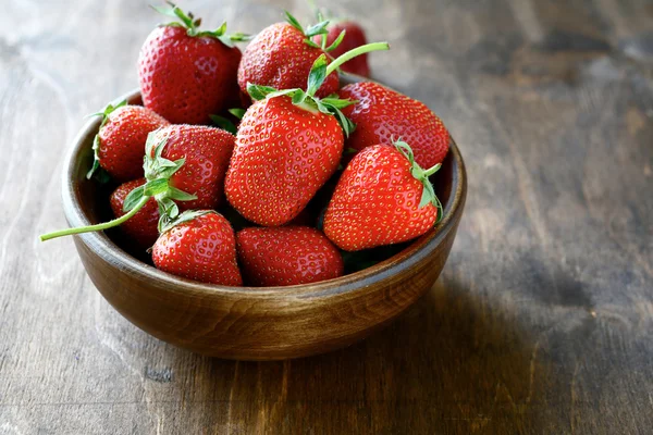 Frische Erdbeeren — Stockfoto