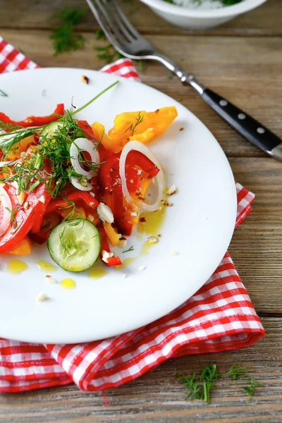 饮食蔬菜沙拉 — 图库照片