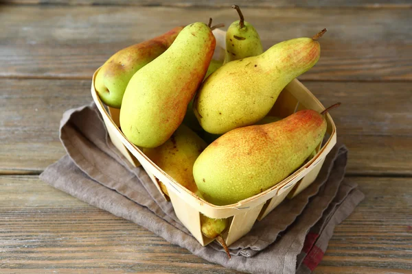 Pears in a drawer — Stock Photo, Image