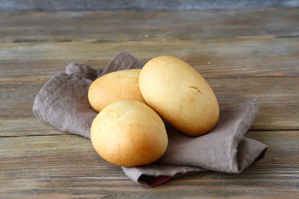 Fragrant buns on a napkin — Stock Photo, Image