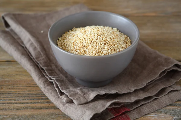 Sesame seeds in a bowl — Stock Photo, Image