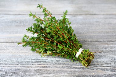 Kurullarında taze kekik