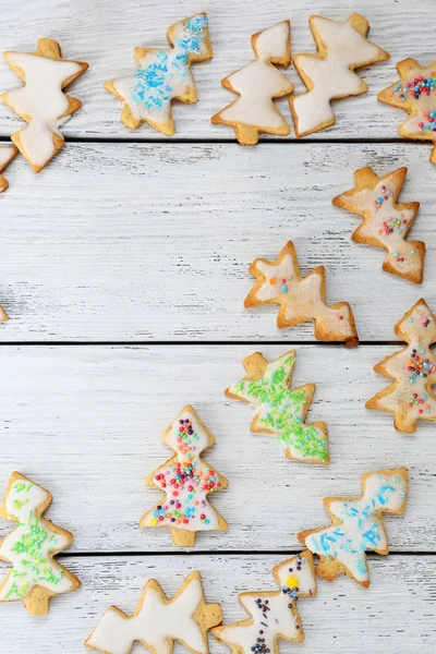 Zoete kerstkoekjes — Stockfoto