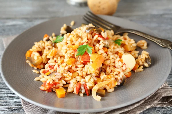 Risotto with vegetables — Stock Photo, Image