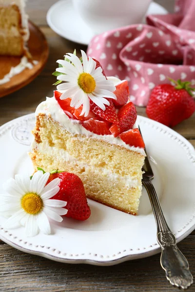 Süßes Stück Kuchen — Stockfoto