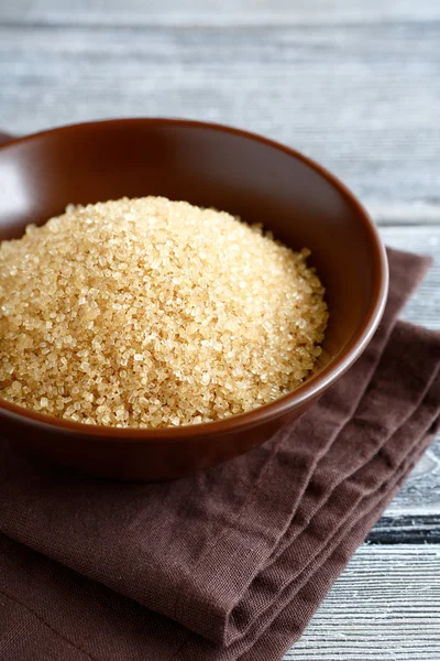 Sweet sugar cane in a brown bowl — Stock Photo, Image