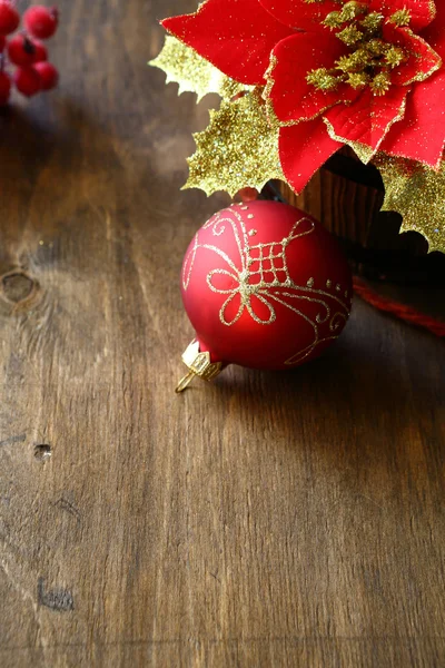 Piękne ozdoby świąteczne na sklejki — Zdjęcie stockowe