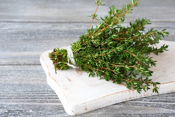 Bunch of fragrant thyme — Stock Photo, Image