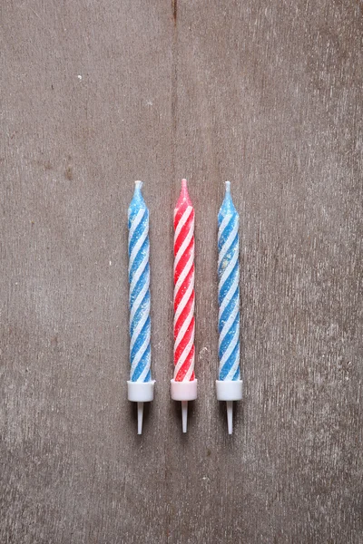 Set candles on birthday — Stock Photo, Image