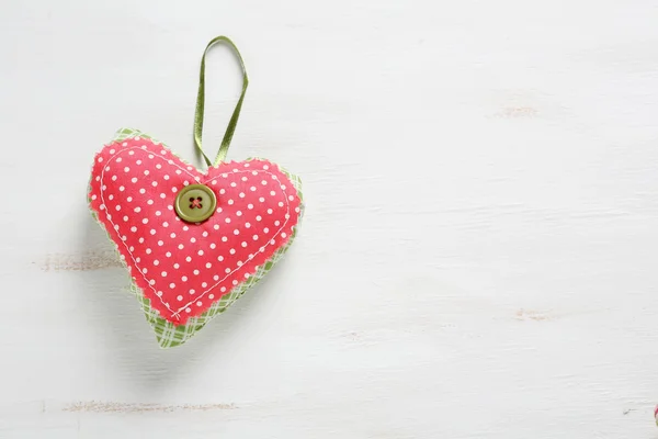 Beautiful heart on the table — Stock Photo, Image