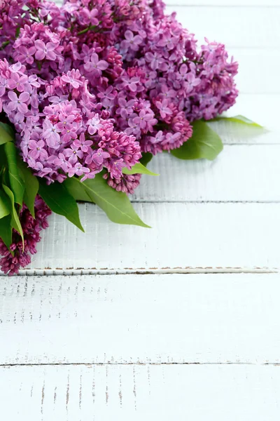 Lilac on the boards — Stock Photo, Image