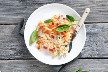 sebzeler lezzetli pirinç