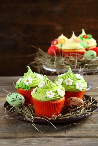 Set di cupcake pasquali — Foto Stock