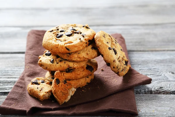 Galletas sabrosas con chispas de chocolate — Foto de Stock