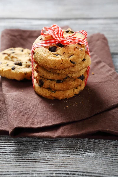 Biscuit sucré sur une serviette — Photo