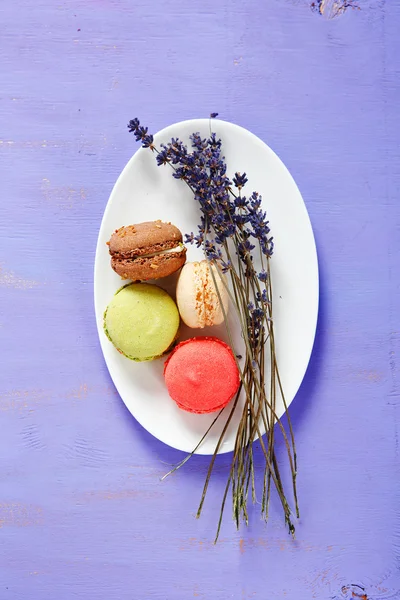 Macaroon doce francês — Fotografia de Stock