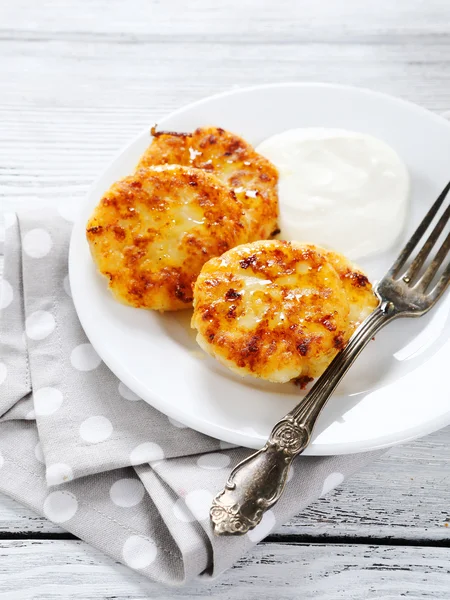 Tortitas dulces en un plato — Foto de Stock