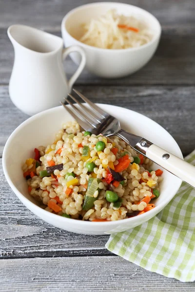 Cous cous with vegetables — Stock Photo, Image