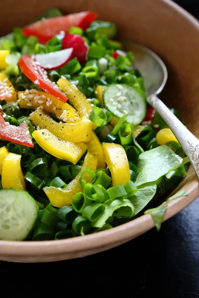 Taze ve gevrek salata — Stok fotoğraf