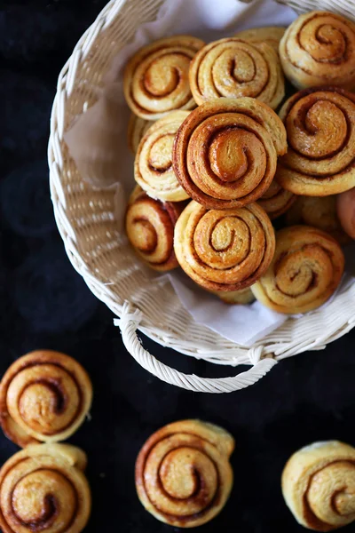 Bollos dulces con glaseado de azúcar — Foto de Stock