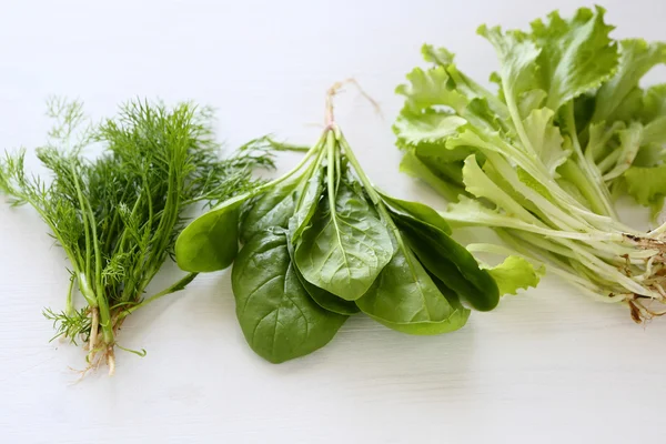 Bunch of fresh greens — Stock Photo, Image