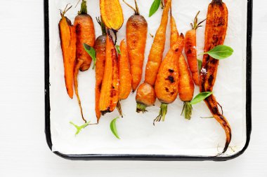 havuç beyaz sac pişirme