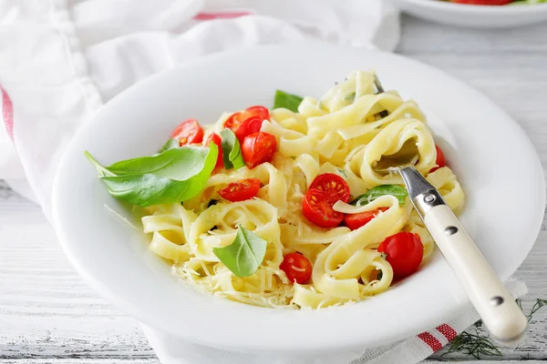 Pasta med ost — Stockfoto