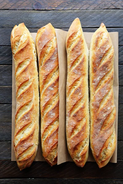 French breads on boards — Stock Photo, Image