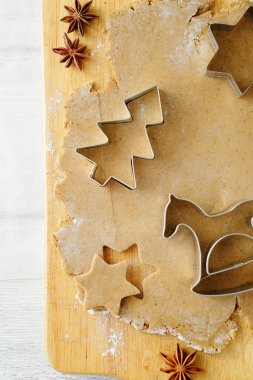 hamur için Noel kurabiyeleri