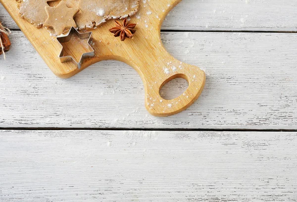 Fondo de galletas de Navidad —  Fotos de Stock