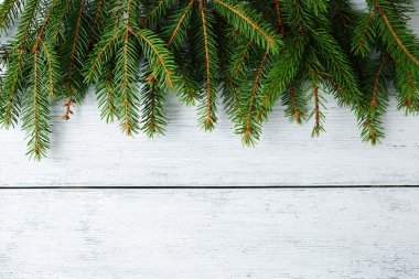 Yeşil şube ile yılbaşı banner