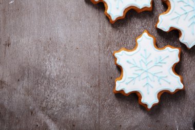 Kurabiyeli Noel arkaplanı