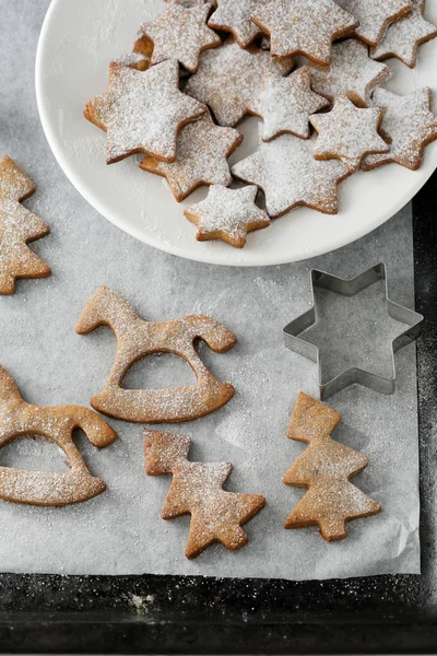 Biscuits de Noël au pain d'épice — Photo