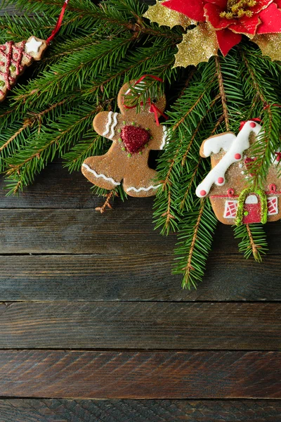 Spar en xmas decor — Stockfoto