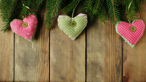 Handmade christmas decorations — Stock Photo, Image