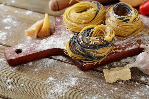 Pasta med ost — Stockfoto