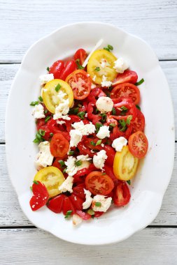 renk domates salatası 